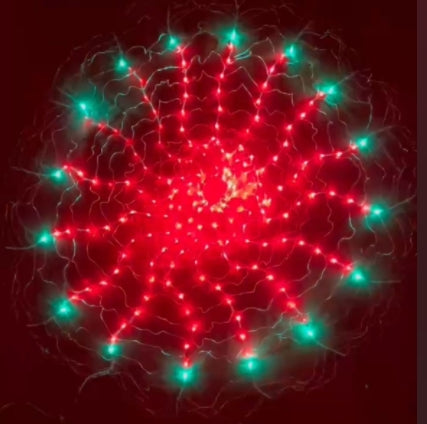 Samland Led Round Circle Wave Effect Fairy Light for Christmas Decoration-256CL
