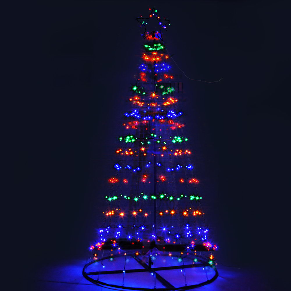 2.1M Christmas Tree 264 LED Solar Jingle Jollys