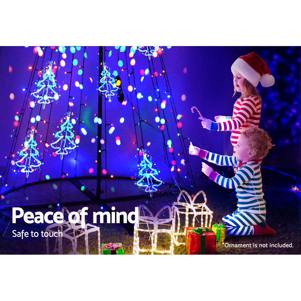 2.1M Christmas Tree 264 LED Solar Jingle Jollys