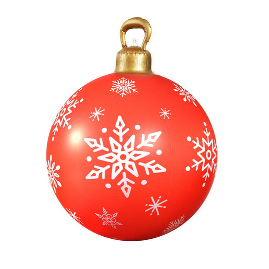 Jingle Jollys Christmas Inflatable Ball Bauble 60cm Outdoor Decoration Red